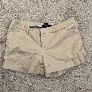 Mossimo stretch khaki shorts size 8